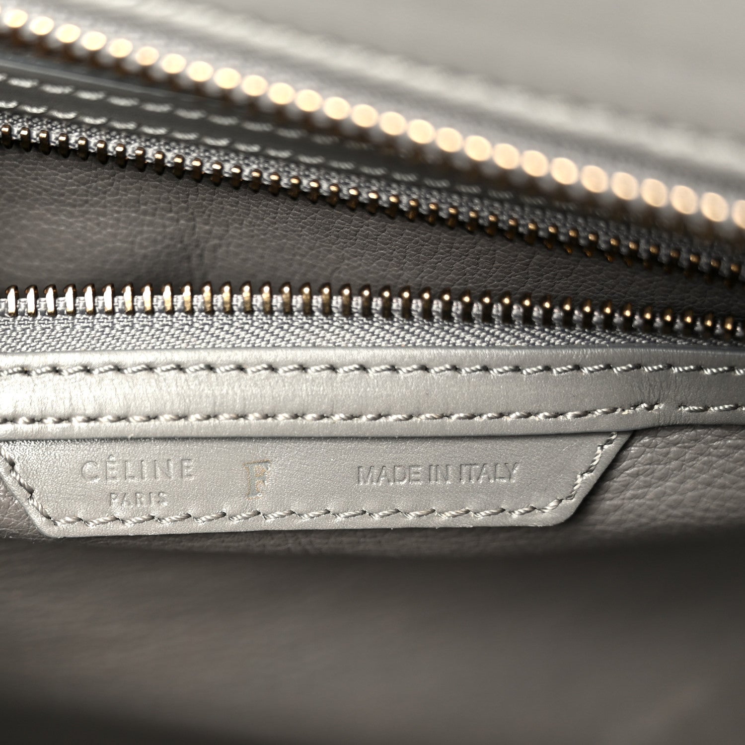 Celine Smooth Calfskin Mini Luggage Grey 6 of 11