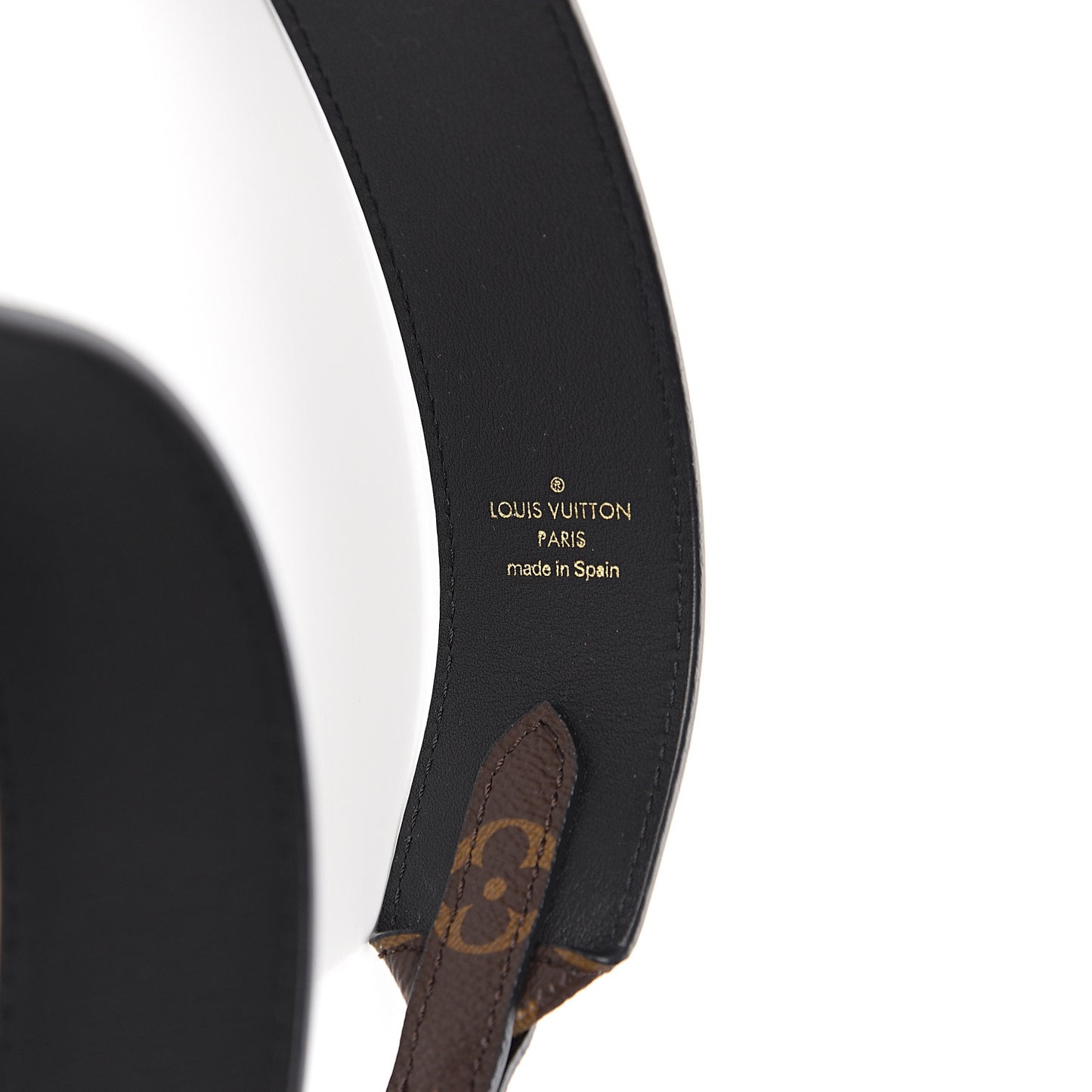 Monogram Bandouliere Shoulder Strap Black