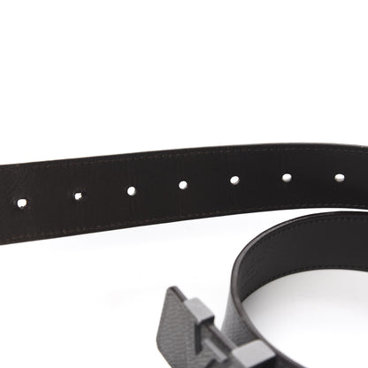 Louis Vuitton Taiga 35mm LV Initiales Belt 85 34 Glacier 6 of 6