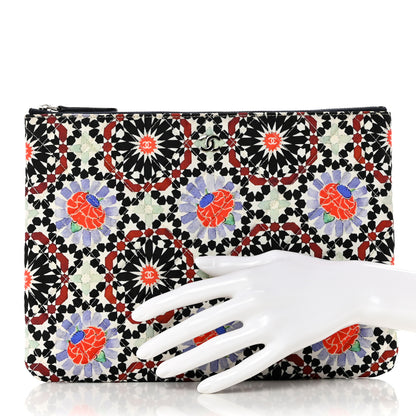 Chanel Coated Canvas Paris Dubai Medium Cosmetic Case Multicolor 2 of 8