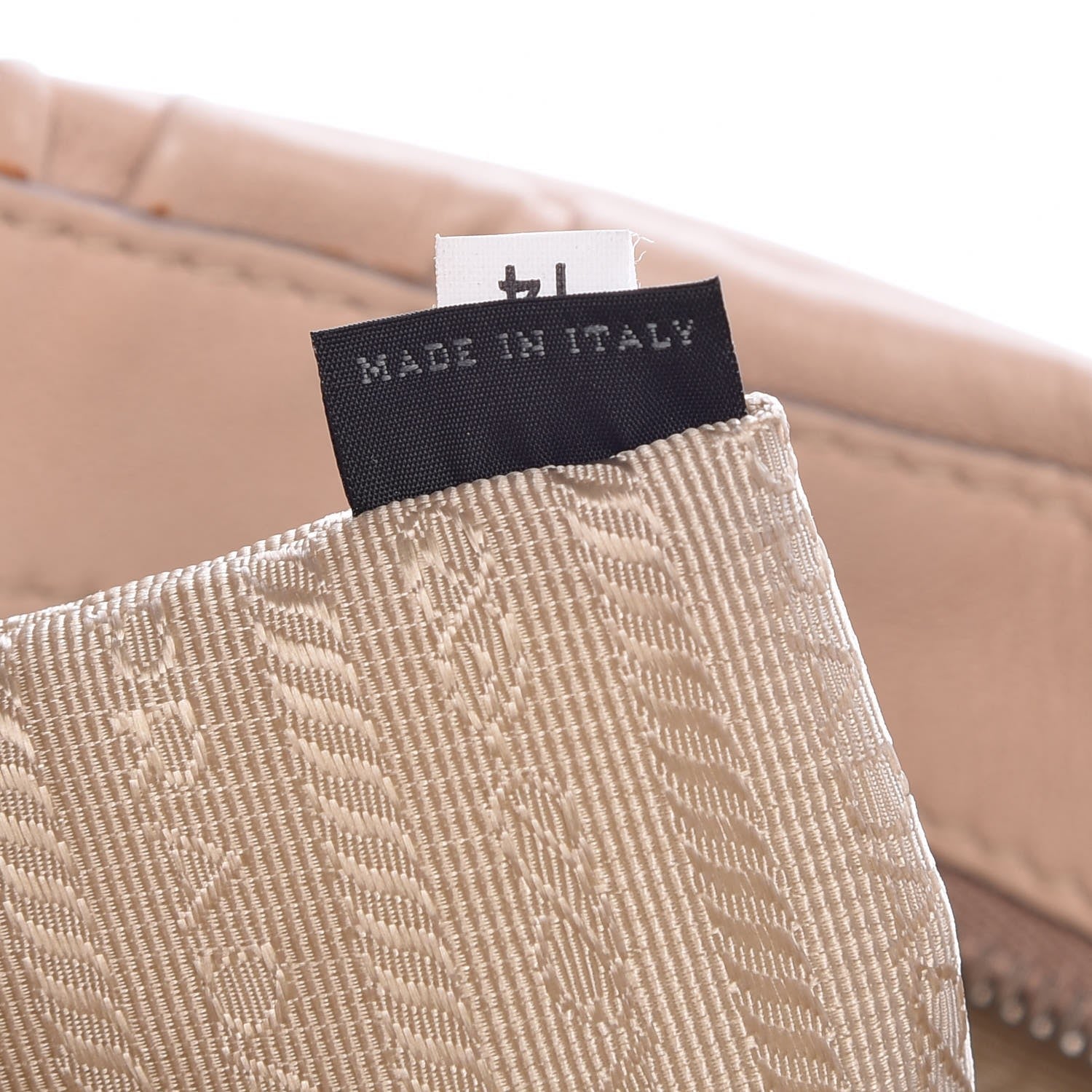 Prada Nappa Gaufre Flap Shoulder Bag Cammeo 7 of 8