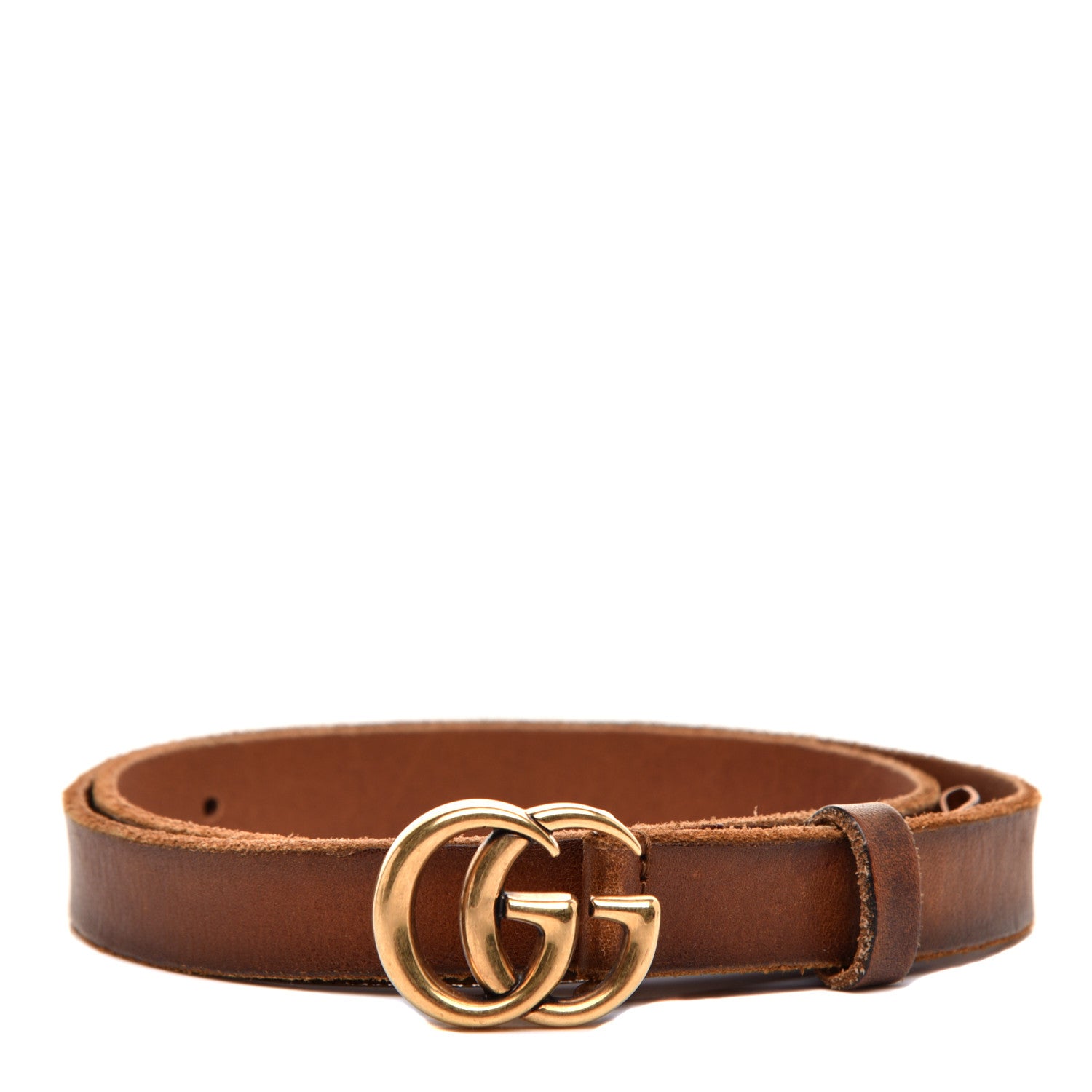 Gucci Faded Calfskin Double G 20mm Belt 75 30 Cuir 1 of 5
