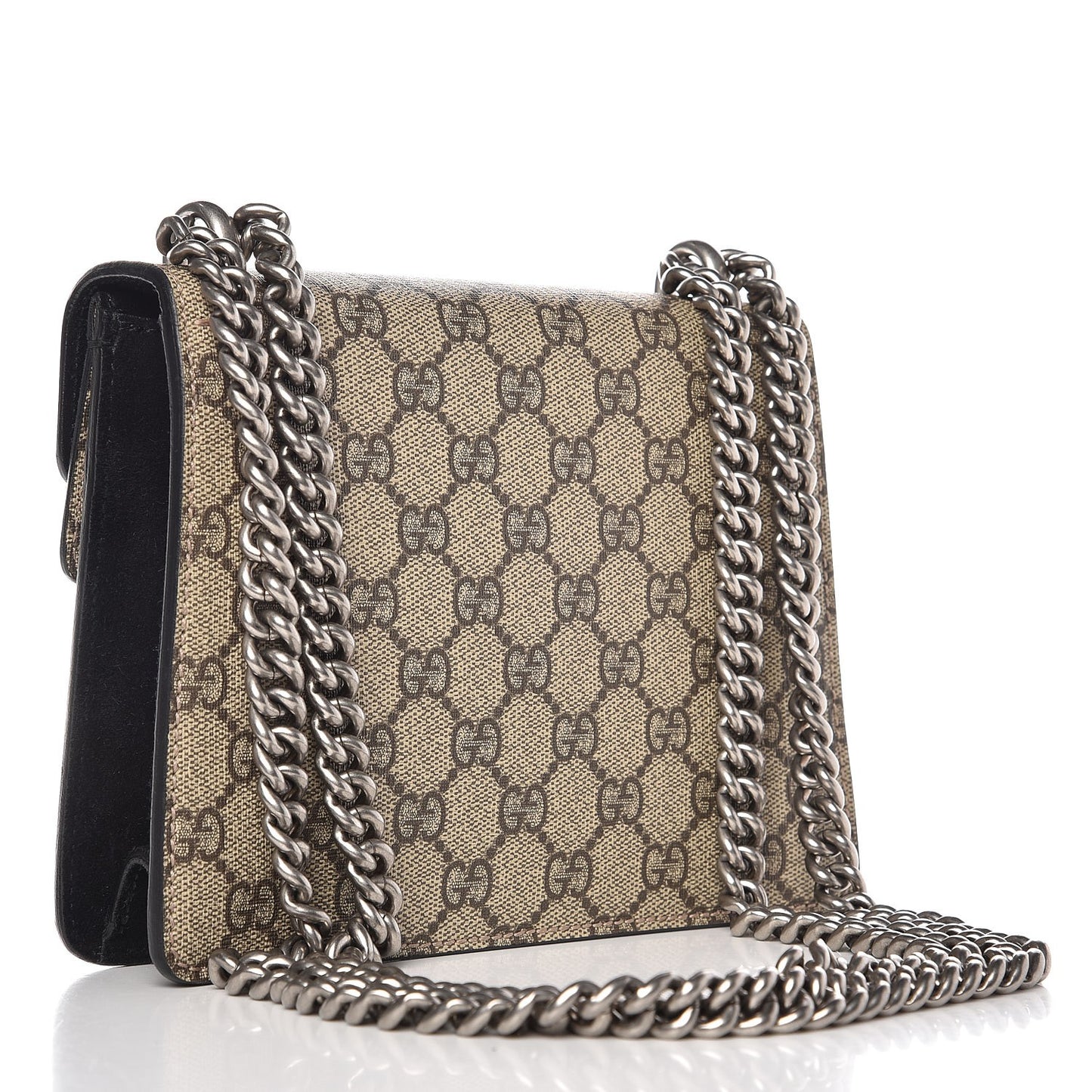 GG Supreme Monogram Mini Dionysus Shoulder Bag Black