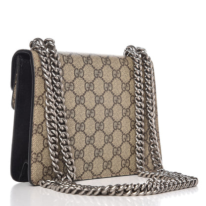 Gucci GG Supreme Monogram Mini Dionysus Shoulder Bag Black 3 of 7
