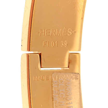 Hermes Enamel Narrow Clic Clac H Bracelet PM White 4 of 5