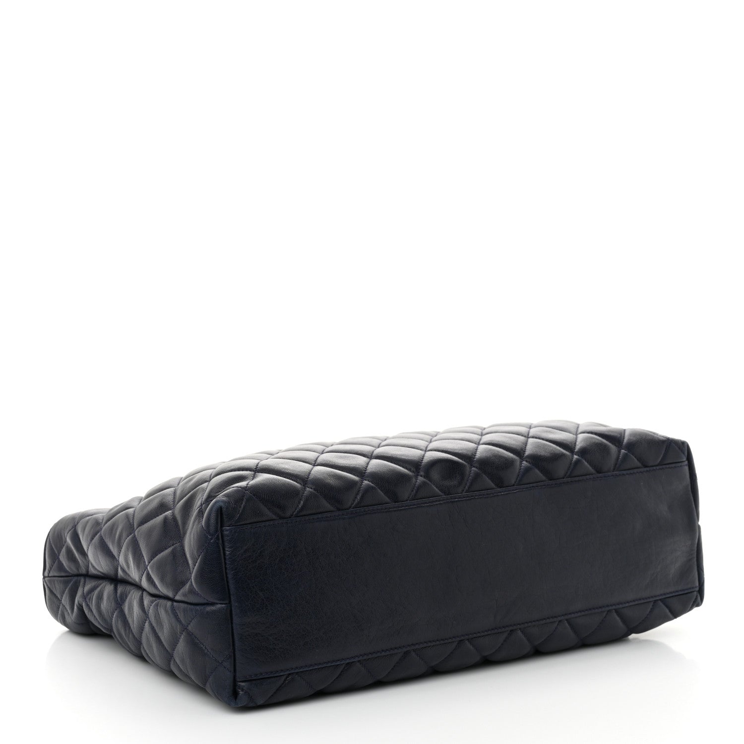 Chanel Lambskin Quilted Shoulder Bag Navy 4 of 11