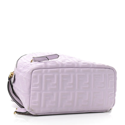 Fendi Nappa FF 1974 Embossed Mini Backpack Anemone 5 of 13