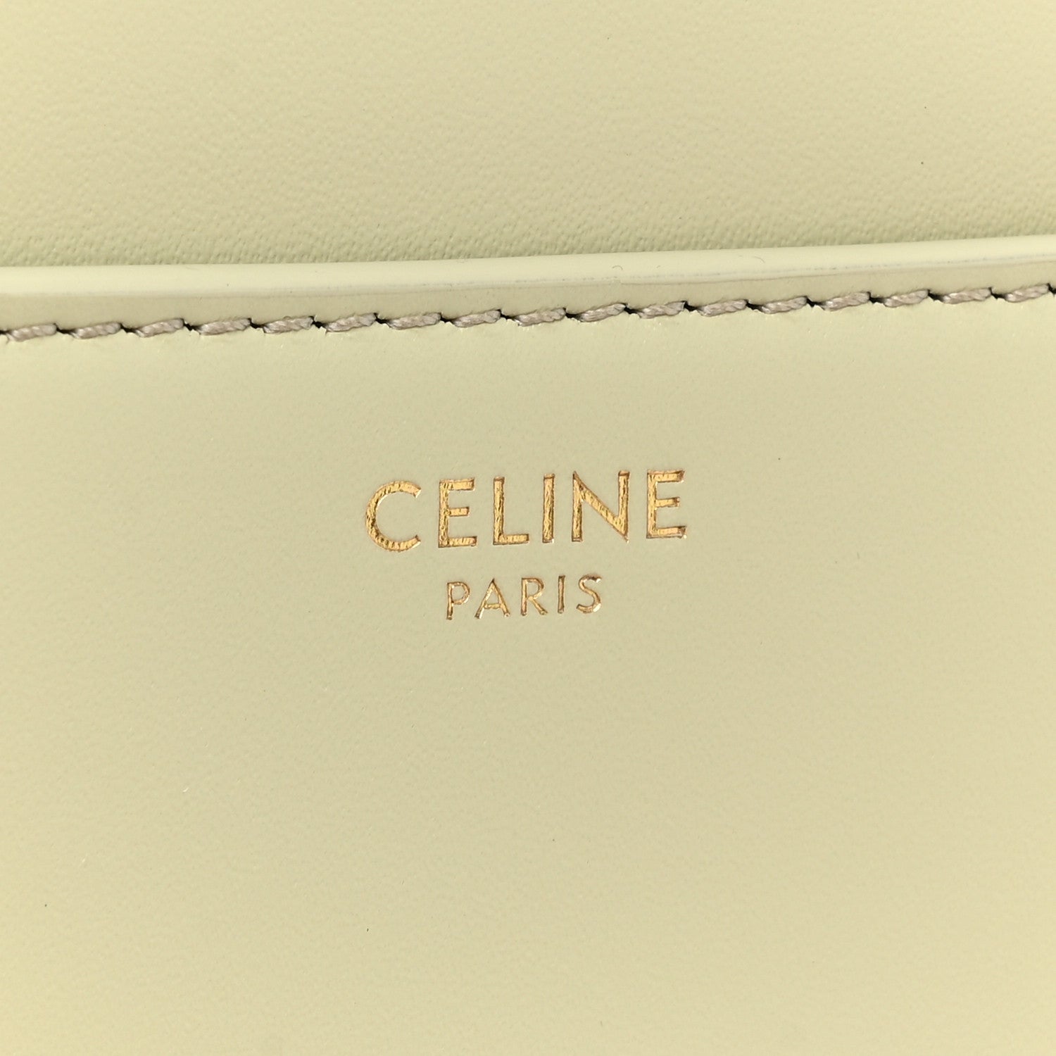 Celine Satinated Calfskin Mini 16 Top Handle Bag Almond Green 9 of 15