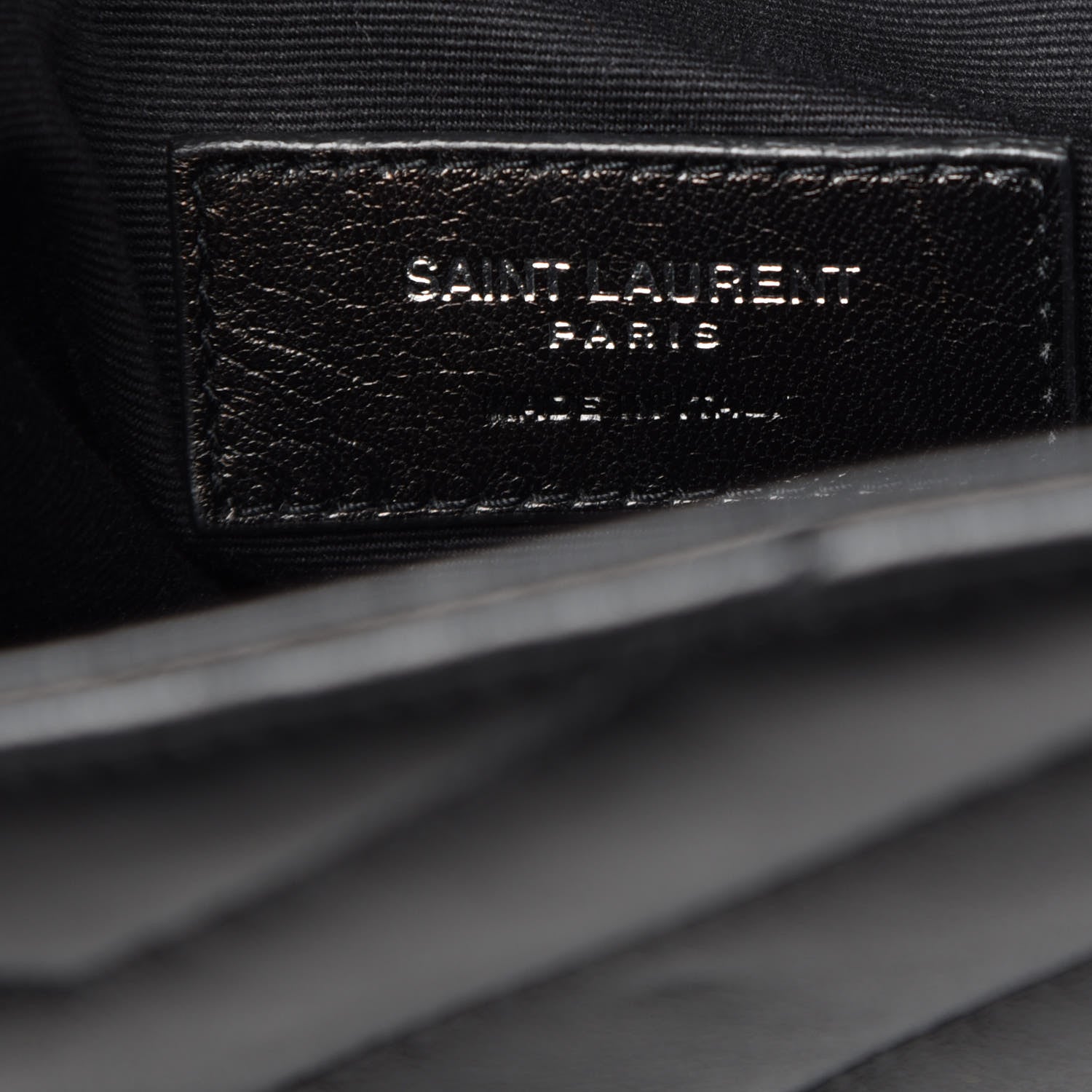 Saint Laurent Calfskin Y Quilted Monogram Medium Loulou Backpack Black 6 of 10