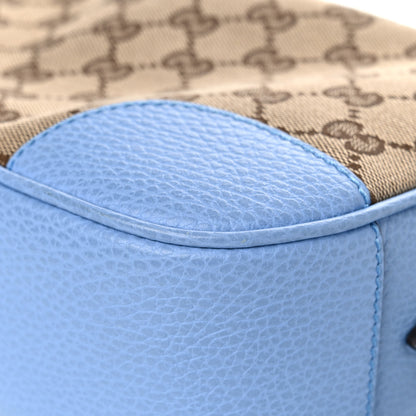 Gucci Monogram Mini Bree Messenger Bag Beige Mineral Blue 11 of 11