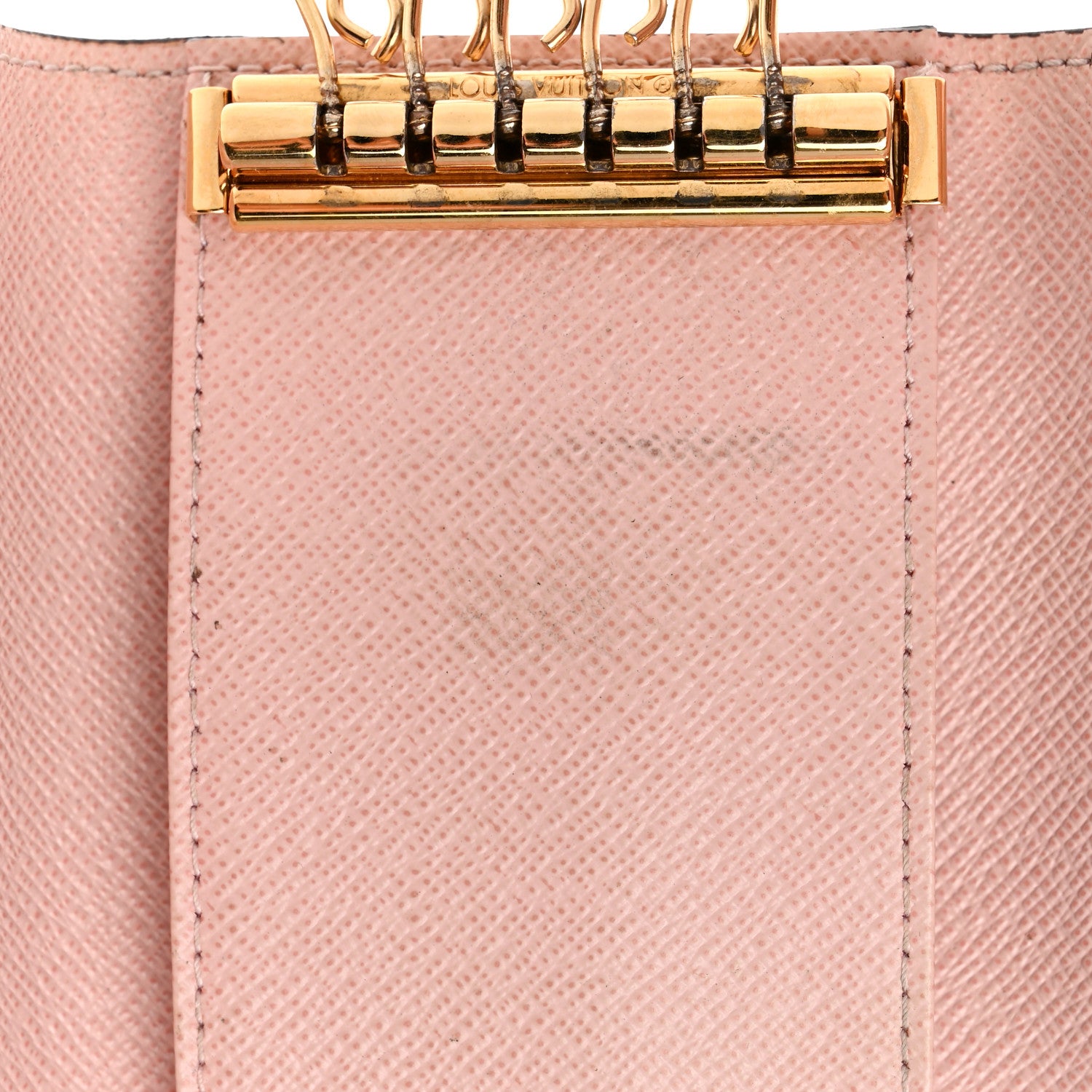 Louis Vuitton Damier Ebene Multicles 6 Key Holder Rose Ballerine 8 of 8