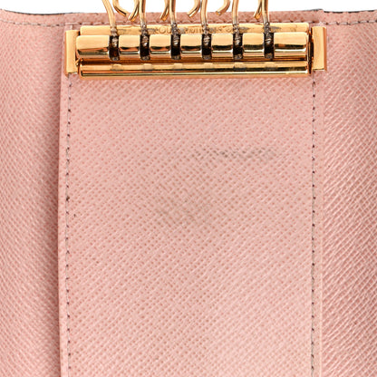 Louis Vuitton Damier Ebene Multicles 6 Key Holder Rose Ballerine 8 of 8