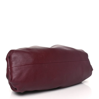 Bottega Veneta Smooth Butter Calf The Pouch Oversized Clutch Bordeaux 4 of 11