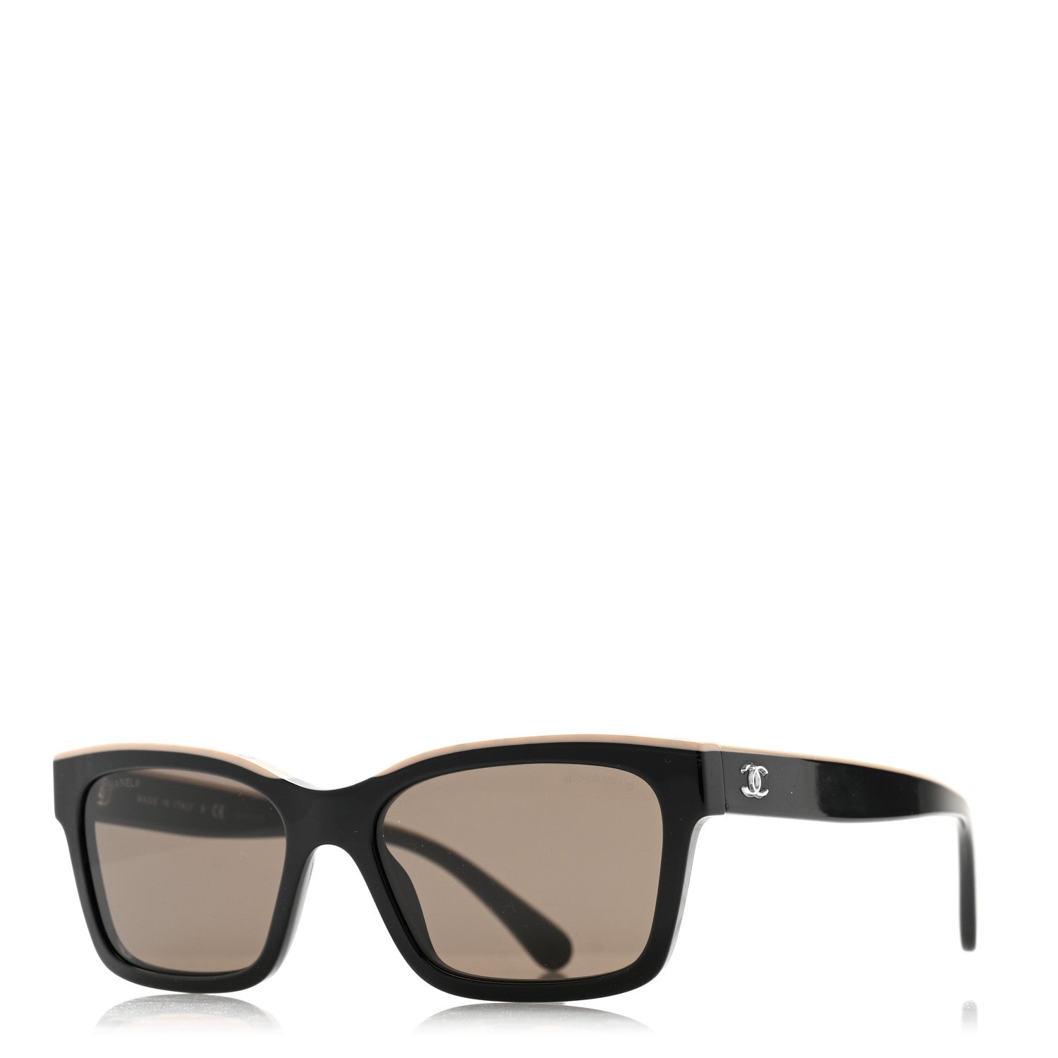 Chanel Acetate Square Sunglasses 5417 Black 1 of 8