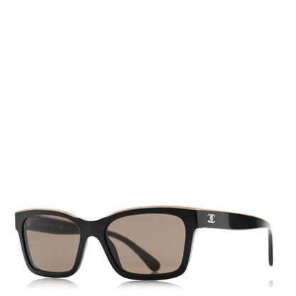 Chanel Acetate Square Sunglasses 5417 Black 1 of 8