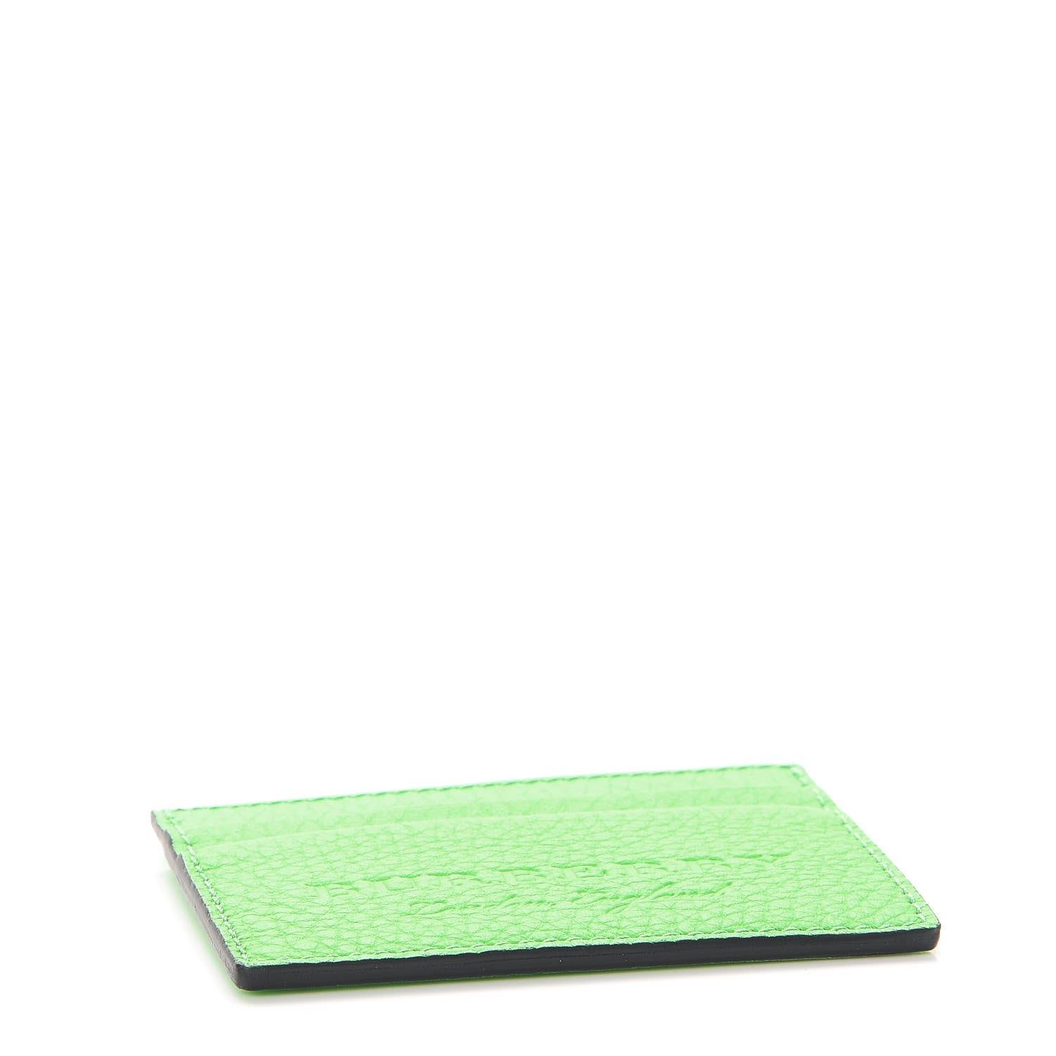 Burberry Grained Calfskin Embossed Credit Card Case Green 4 of 8