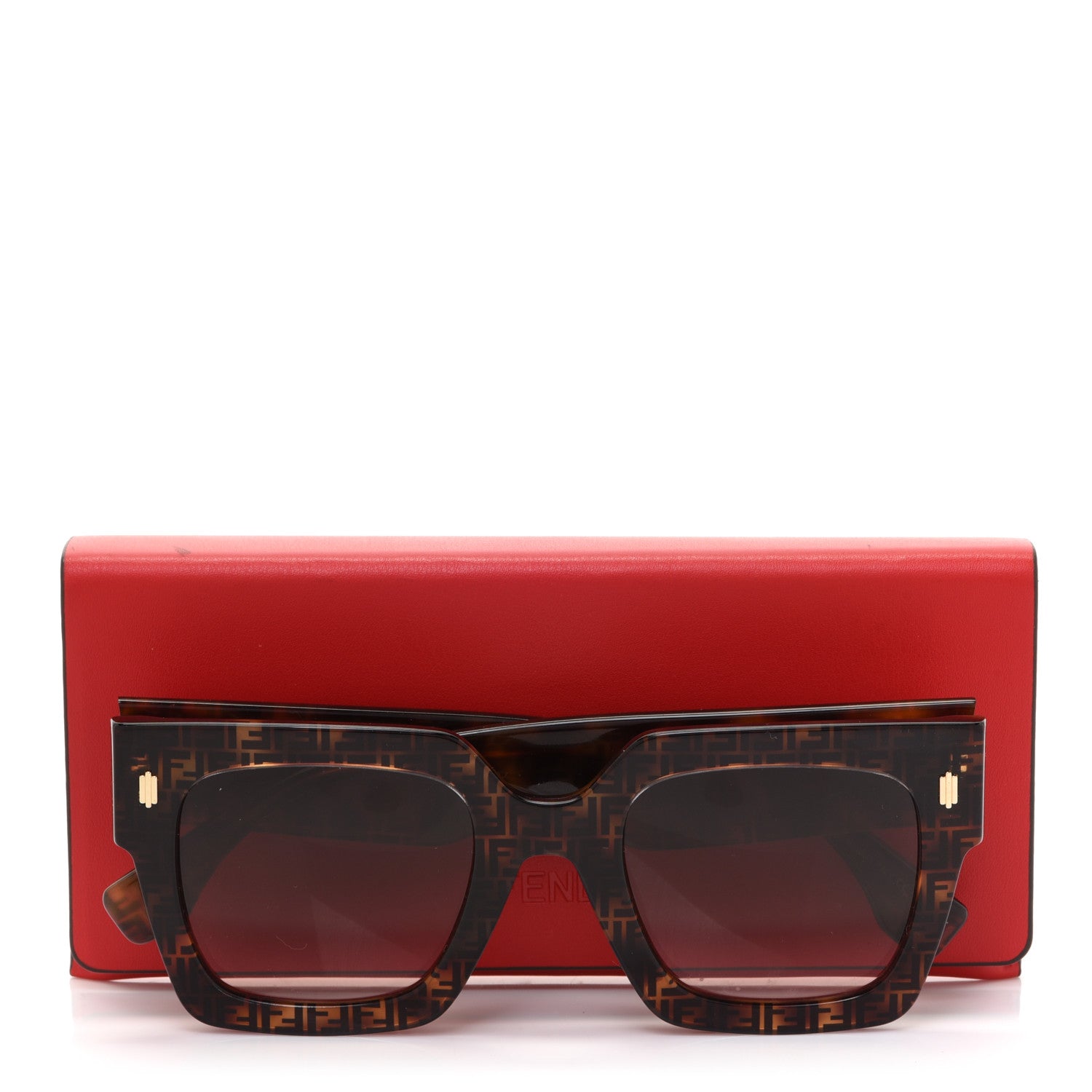 Fendi Acetate FF Sunglasses FF 0457/G/S Havana 7 of 7