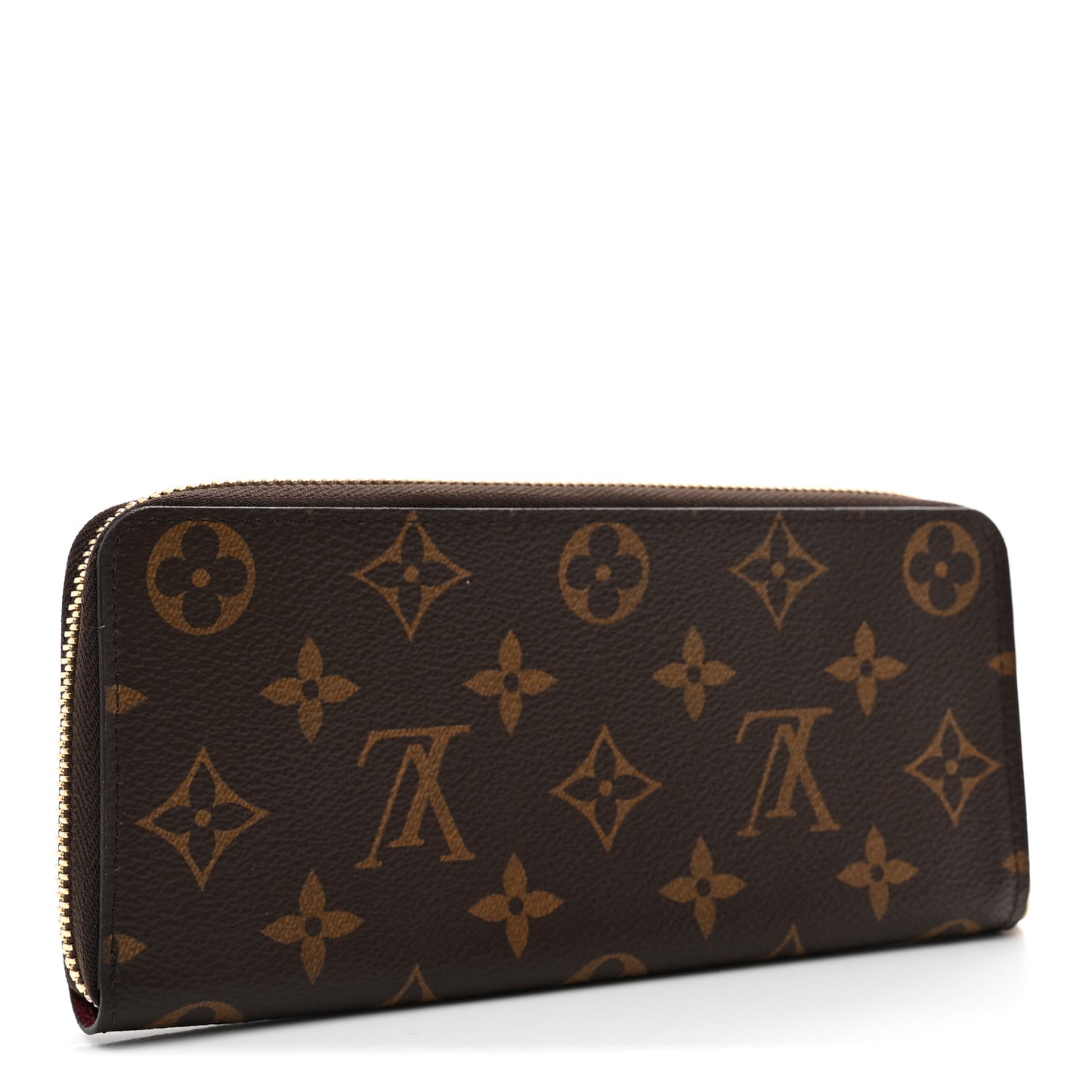 Monogram Clemence Wallet Fuchsia