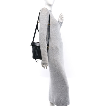 Valentino Garavani Calfskin Vlogo Walk Bucket Bag Black 2 of 9