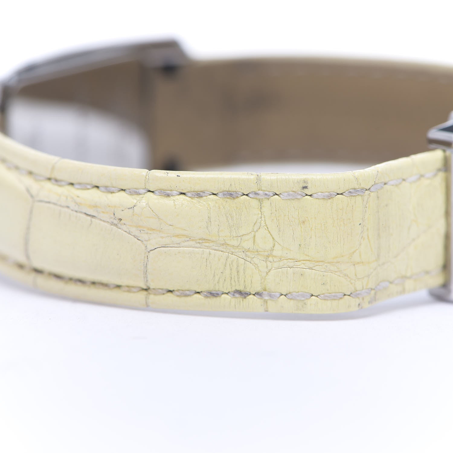 Burberry Stainless Steel Alligator Diamond Bezel 20mm Quartz Watch BU9506 8 of 9