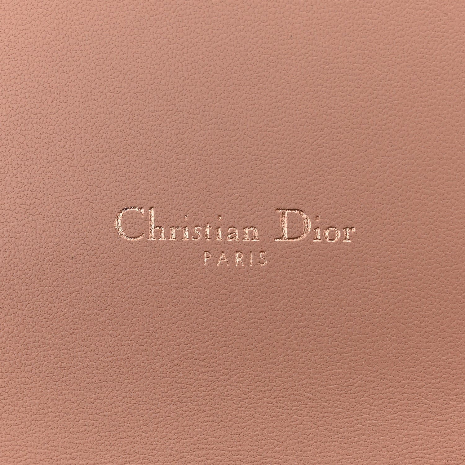 Christian Dior Iridescent Metallic Lambskin Cannage Caro Pouch with Chain Pink 6 of 10