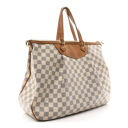 Louis Vuitton Damier Azur Siracusa GM 3 of 12