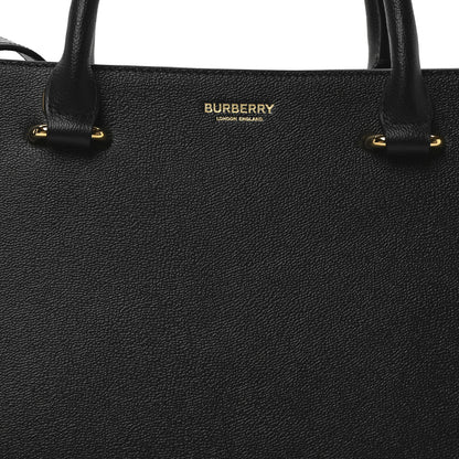 Burberry Calfskin Mega Check Small Banwell Tote Black 7 of 9