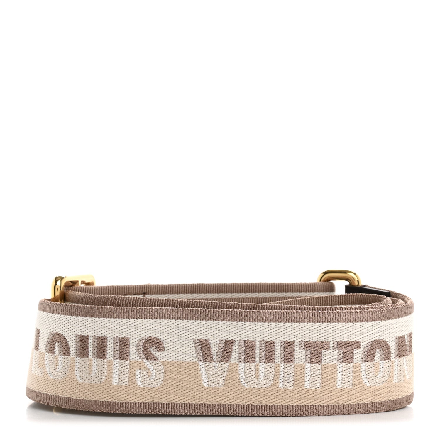 Louis Vuitton Jacquard Speedy Bandouliere 20 Shoulder Strap Beige Brown 2 of 4