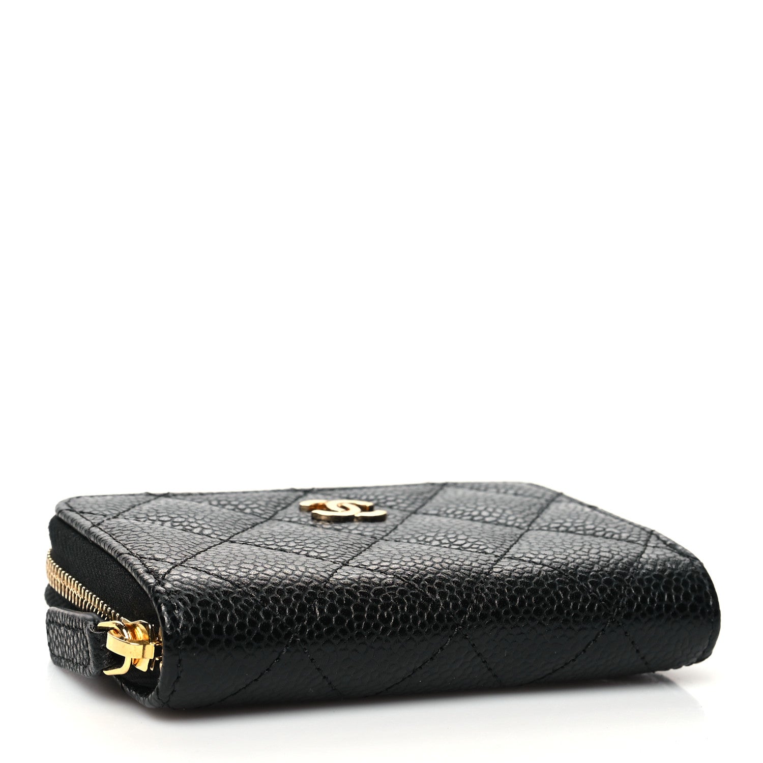 Chanel Caviar Quilted Classic Zipped Coin Purse Black 4 of 11