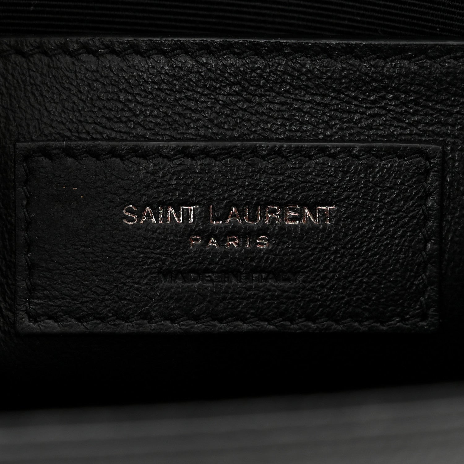 Saint Laurent Grain De Poudre Small Monogram Kate Satchel Black 6 of 10