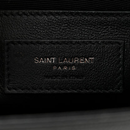 Saint Laurent Grain De Poudre Small Monogram Kate Satchel Black 6 of 10
