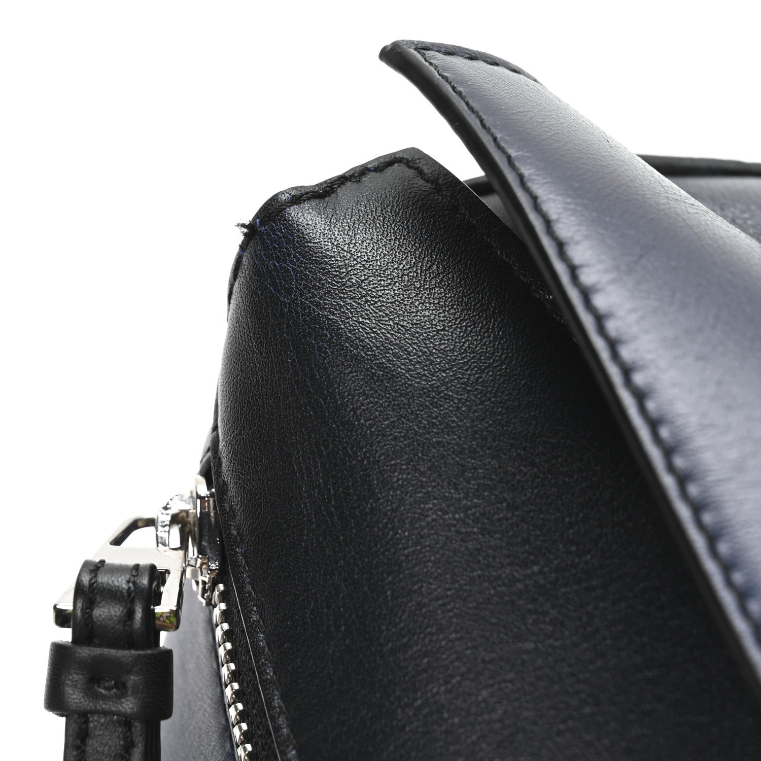 Loewe Calfskin Small Puzzle Bumbag Black Blue 10 of 10