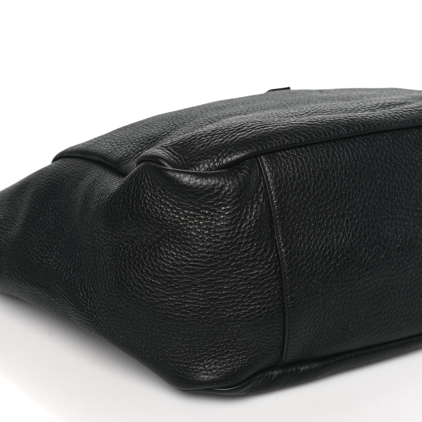 Grained Deerskin Bea Tote Black
