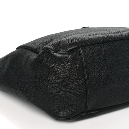 Saint Laurent Grained Deerskin Bea Tote Black 6 of 7