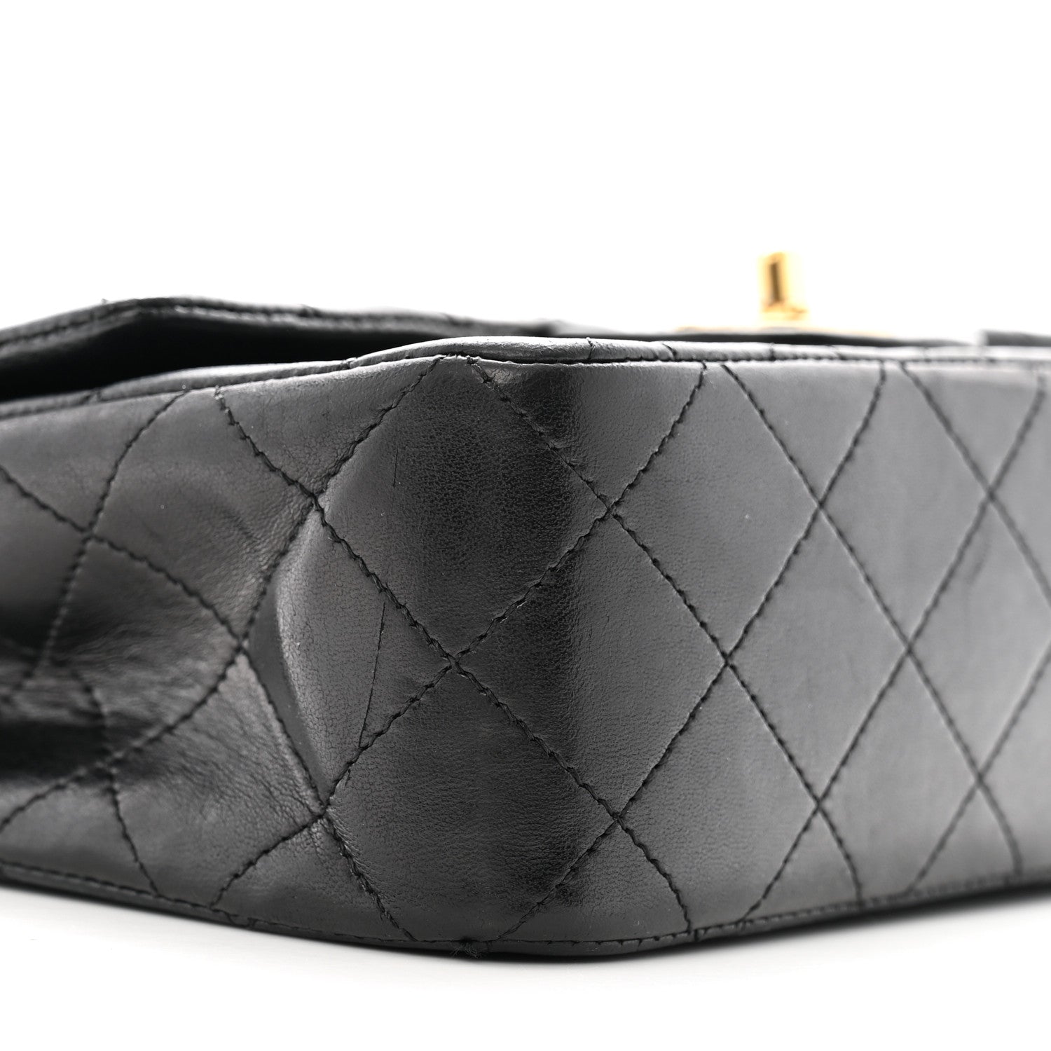 Chanel Lambskin Quilted Small Double Flap Black 10 of 16