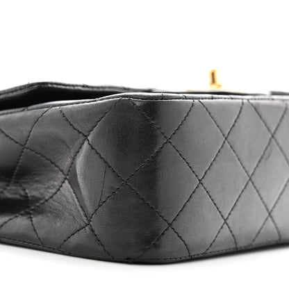 Chanel Lambskin Quilted Small Double Flap Black 10 of 16
