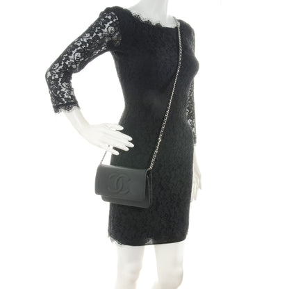 Chanel Caviar Wallet on Chain WOC Black 2 of 9