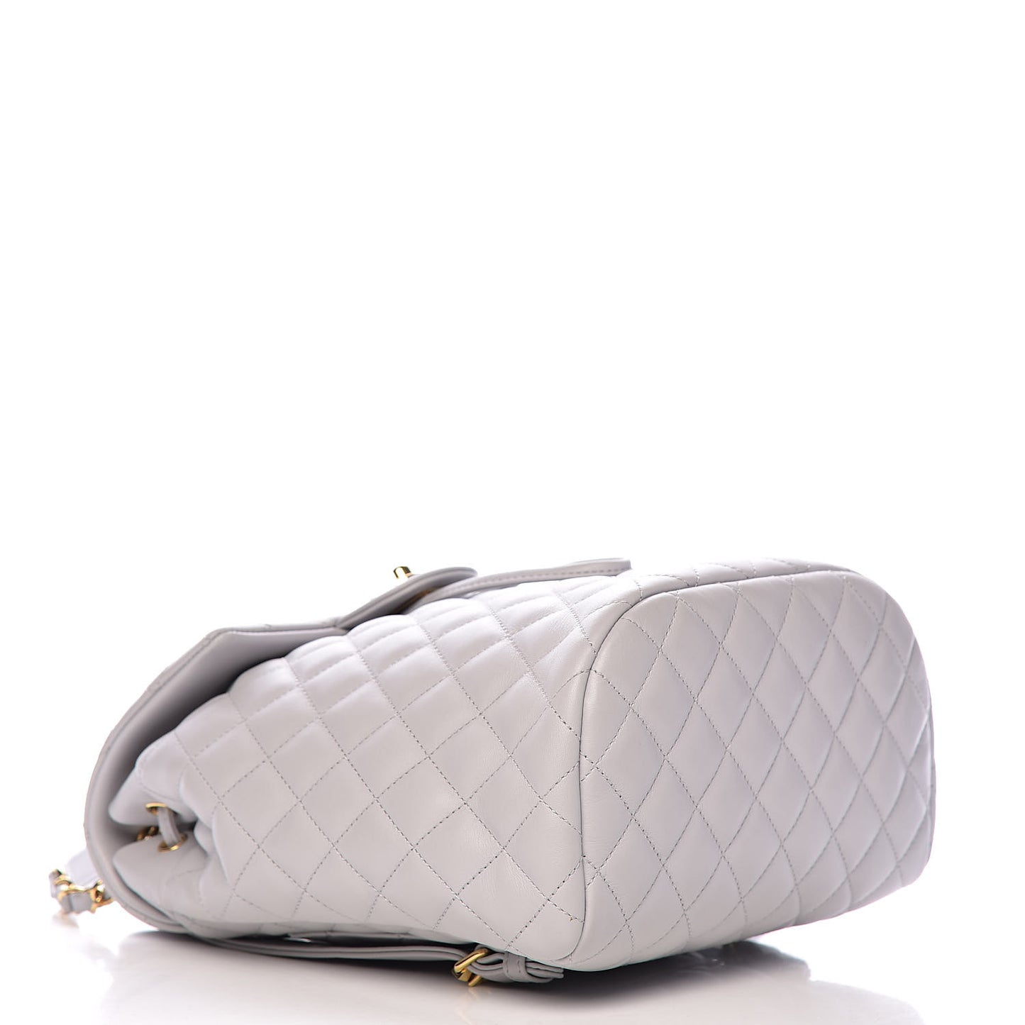Calfskin Quilted Small Urban Spirit Backpack Light Grey
