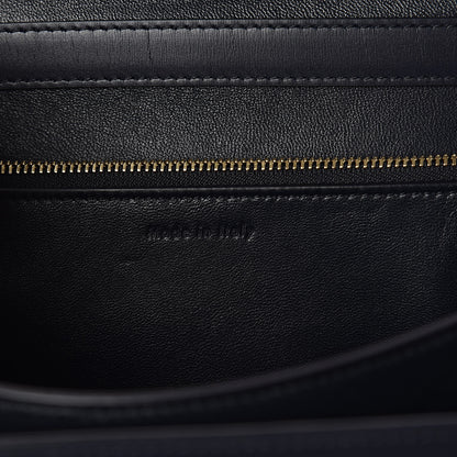 Celine Box Calfskin Medium Classic Box Flap Bag Navy Blue 8 of 9
