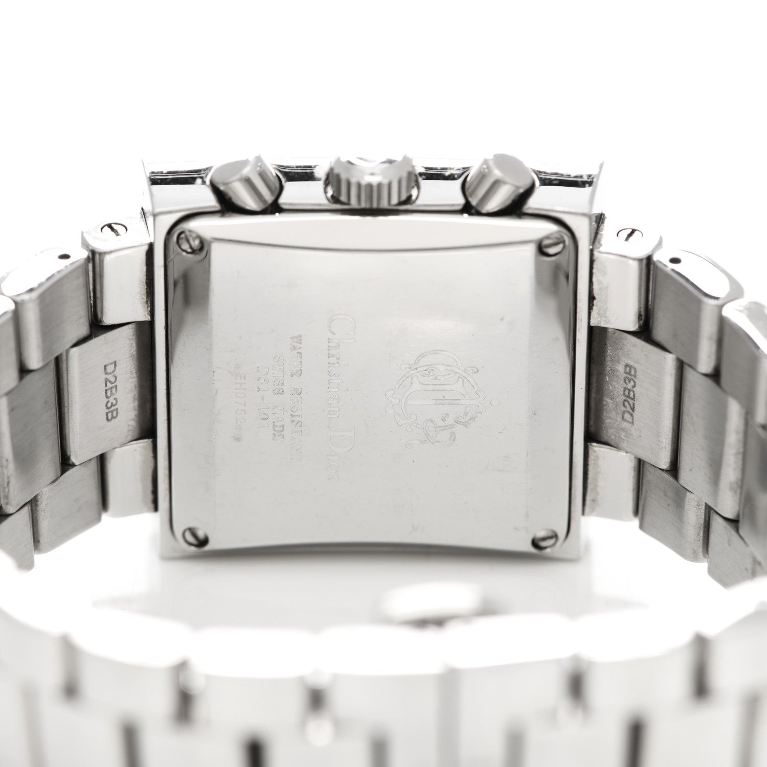 Christian Dior Stainless Steel Diamond 31mm Riva Chronograph Quartz Watch 4 of 6