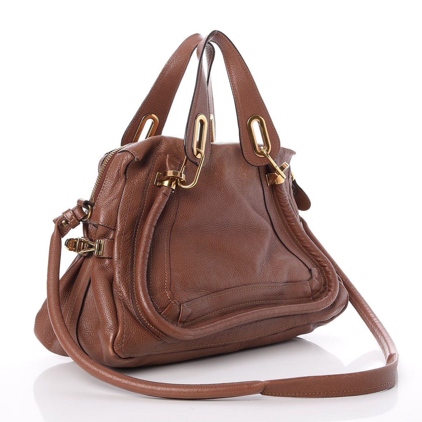 Calfskin Medium Paraty Speculoos Brown