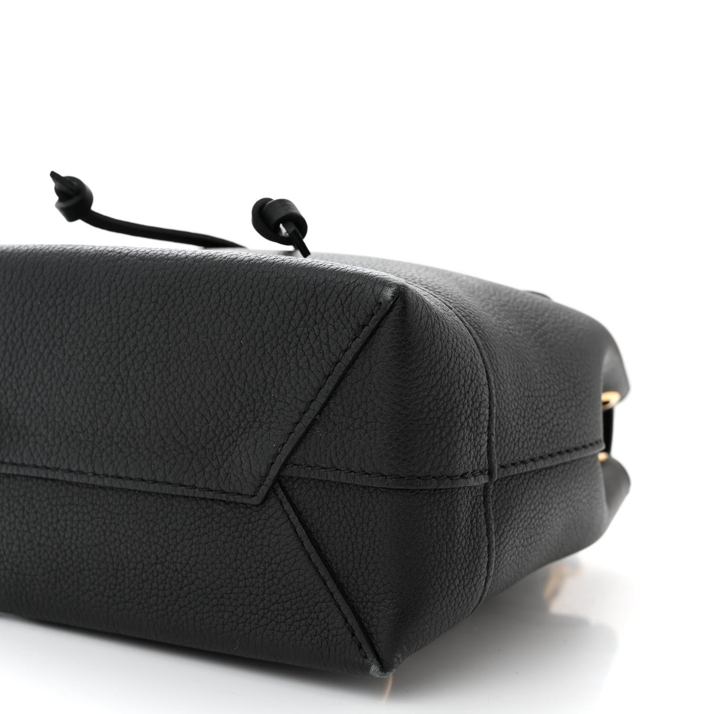 Calfskin Lockme Mini Backpack Black