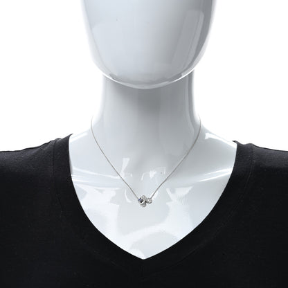 Tiffany Platinum Diamond Tanzanite Paper Flowers Pendant Necklace 2 of 4