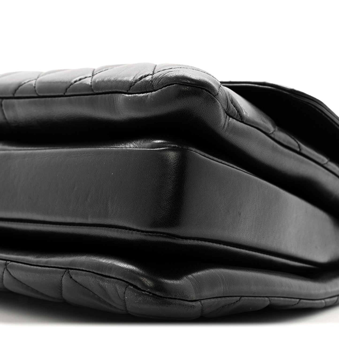 Lambskin Quilted Medium Trendy CC Flap Dual Handle Bag Black