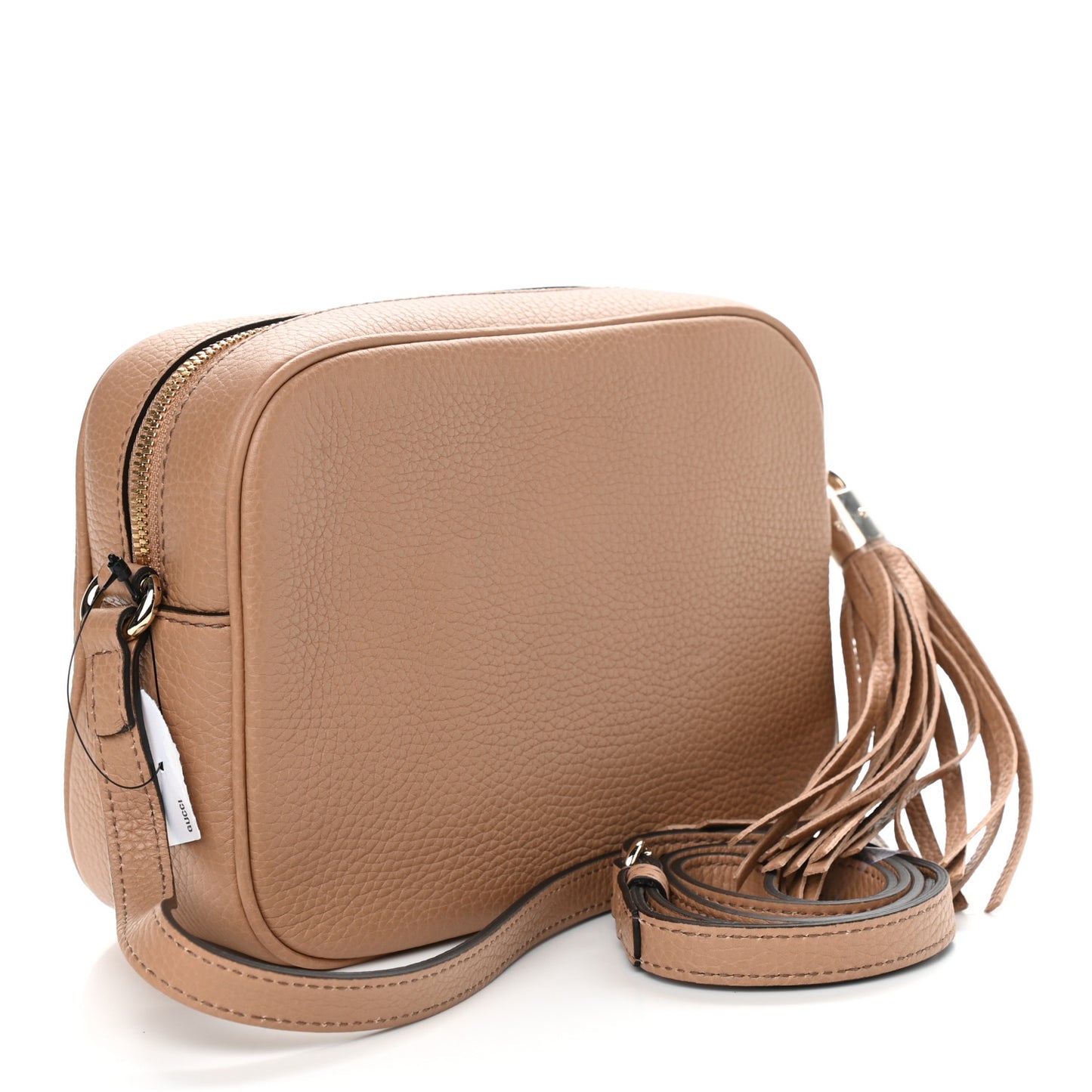 Pebbled Calfskin Small Soho Disco Bag Camelia