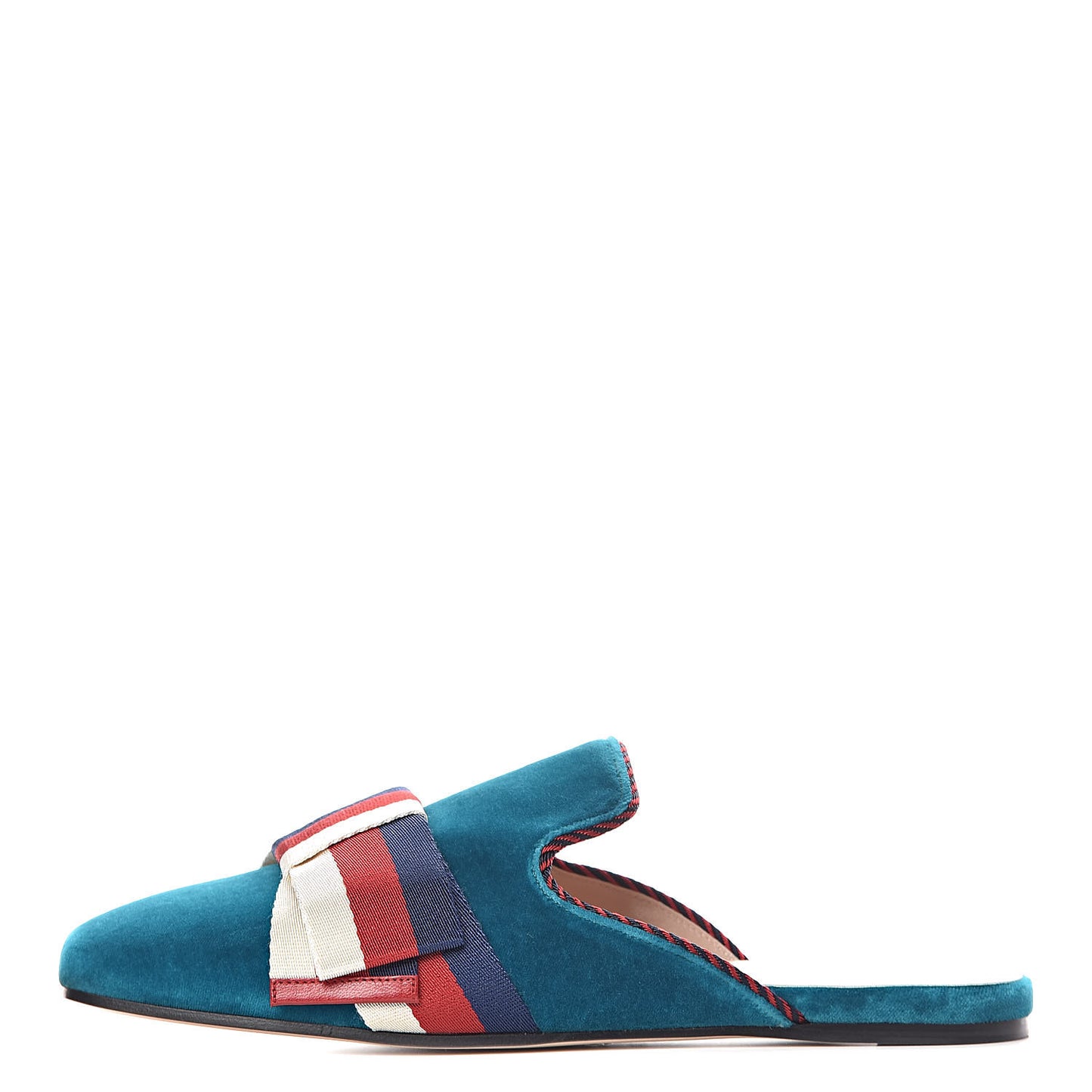 Softy Velvet Sylvie Bow Slippers 39 Pavone