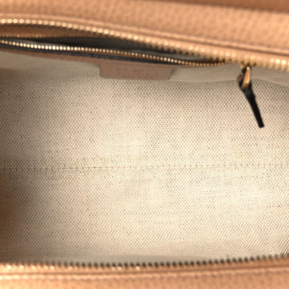 Gucci Dollar Calfskin Medium Soho Top Handle Satchel Camelia 5 of 11