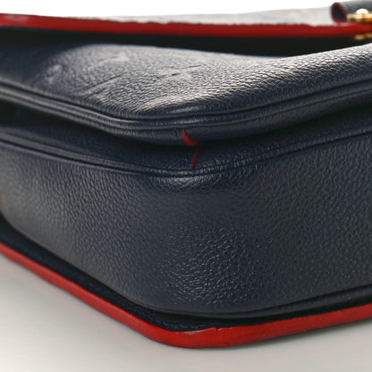 Louis Vuitton Empreinte Pochette Metis Marine Rouge 9 of 10