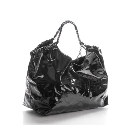 Chanel Vinyl XL Coco Cabas Black 3 of 7