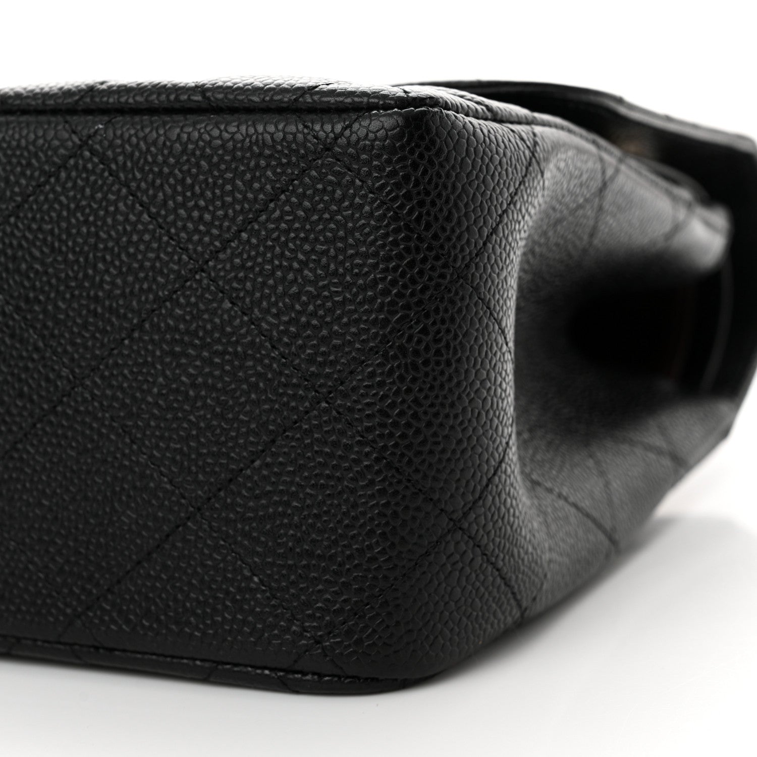 Chanel Caviar Quilted Jumbo Double Flap Black 10 of 11